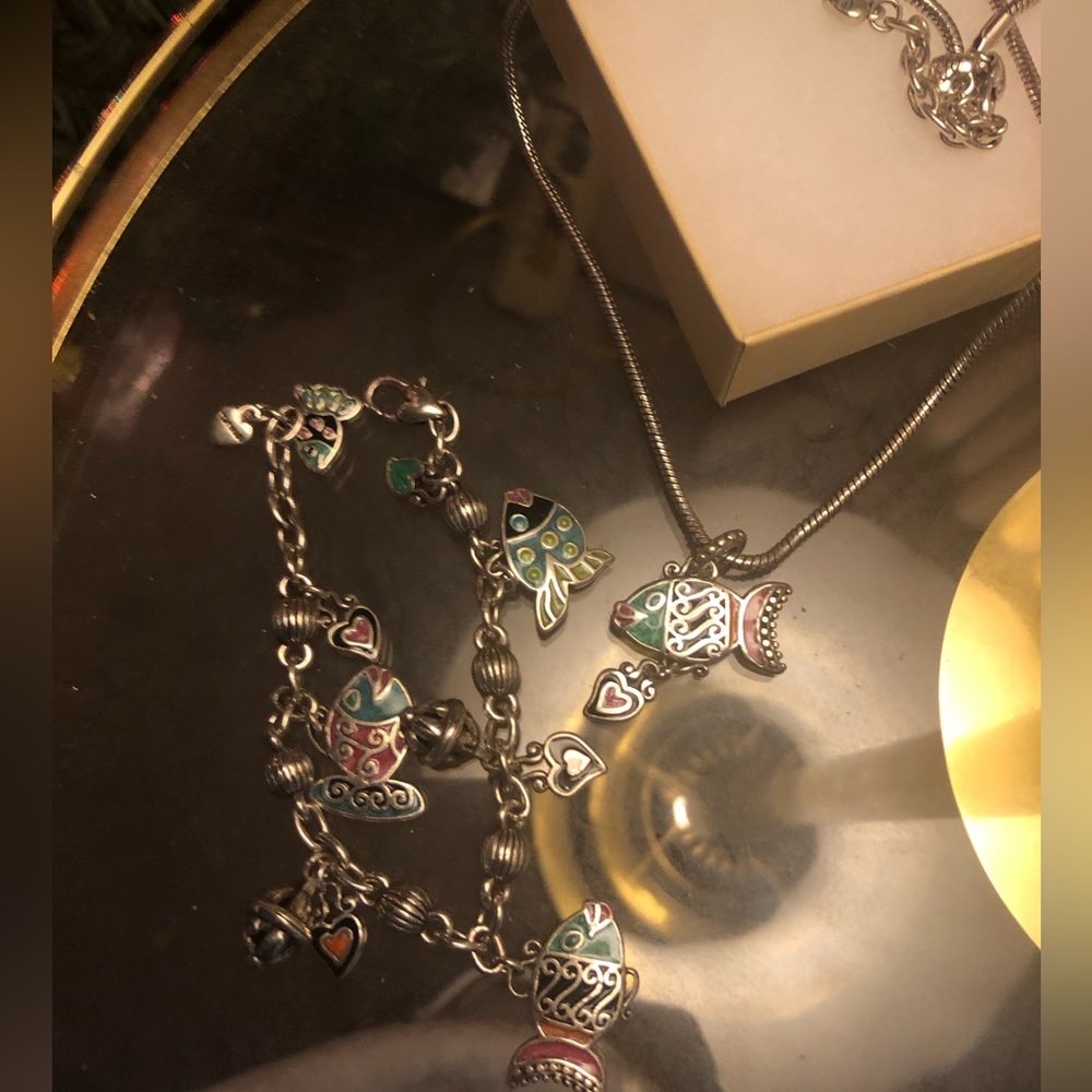 🌴Vintage Brighton Fish Jewelry Set- 707 $80 or $75 w/offer